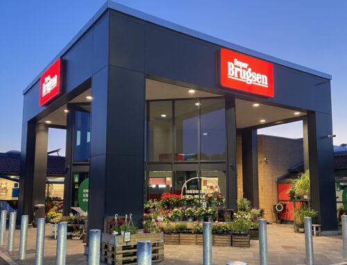 Nyt indgangsparti SuperBrugsen Høruphav